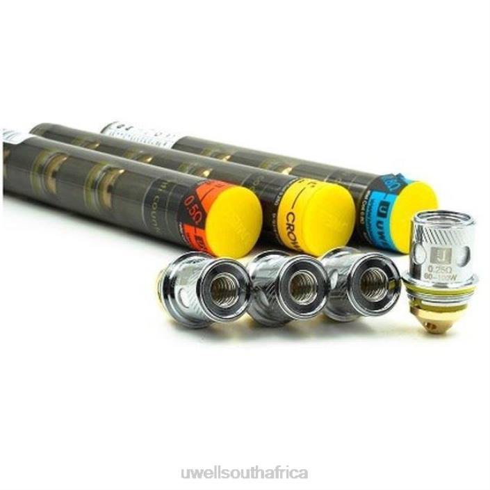 UWELL Cape Town - UWELL CROWN 2 REPLACEMENT COILS (4-PACK) SUS316 Parallel 0.25ohm X842T260