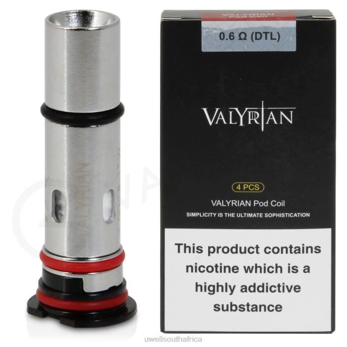 UWELL vape disposable - UWELL VALYRIAN POD REPLACEMENT COILS (4-PACK) 0.6ohm DTL X842T34