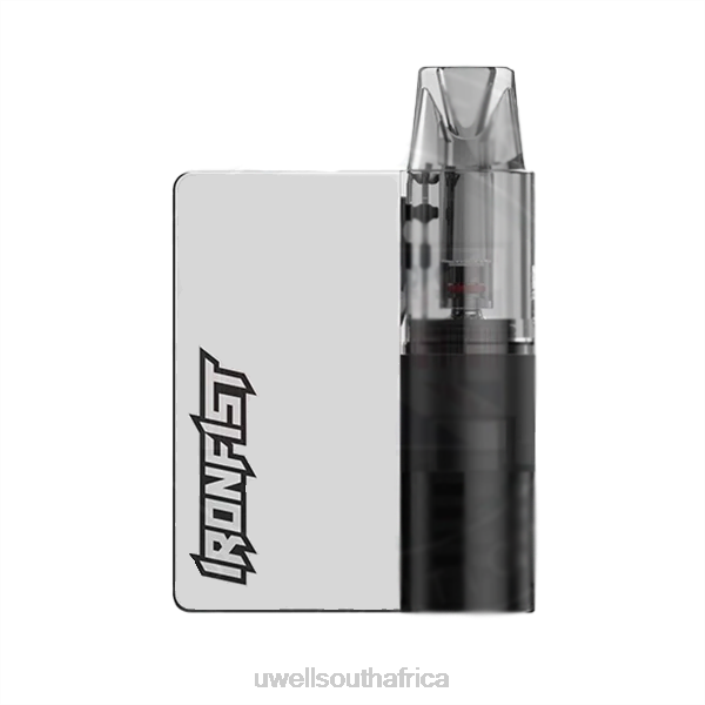 UWELL disposable review - UWELL CALIBURN IRONFIST L POD MOD Metallic Silver X842T158