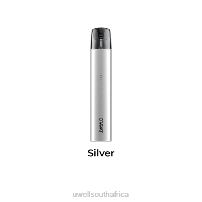 UWELL flavors - UWELL CRAVAT POD SYSTEM Silver X842T79